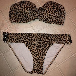 Victoria secret cheetah print bikini